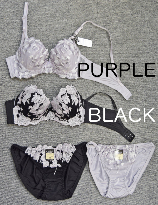 10599.10599EF　脇高ホワイトローズ刺繍　90599(ノンワイヤー)