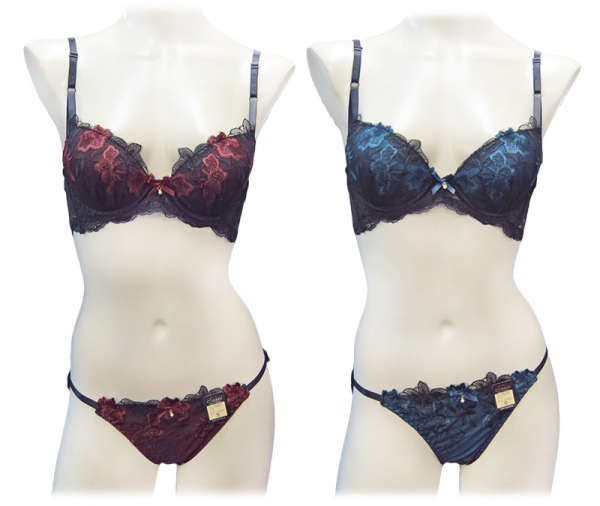 10450-2　脇高シックリリーレース刺繍