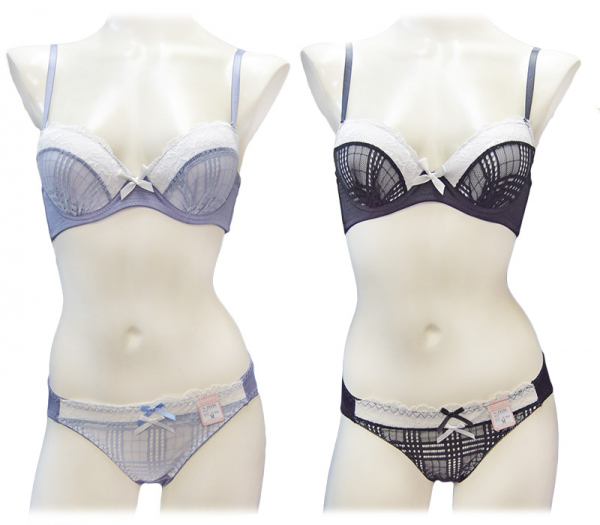 90598(ノンワイヤー)　レーシィチェック