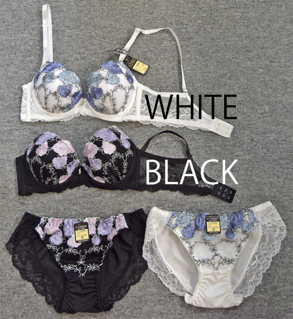 10608.10608EF.10608GHI 脇高ゴージャスローズ刺繍