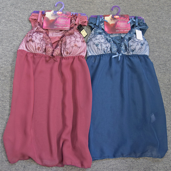 80610 脇高クラシックフラワーキャミソール&ショーツ