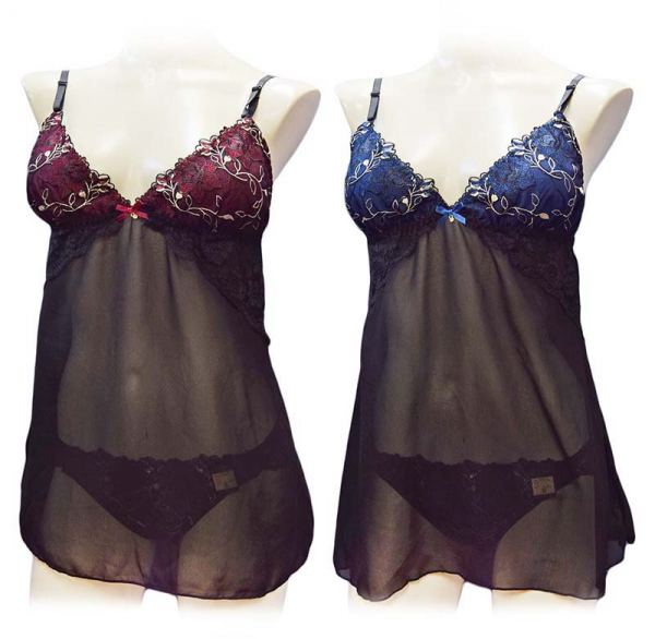 80621　脇高エレガンスローズ キャミソール＆レース
