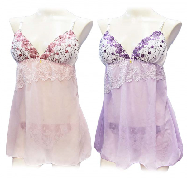 80624　脇高フラワーガーデンキャミソール＆ショーツ