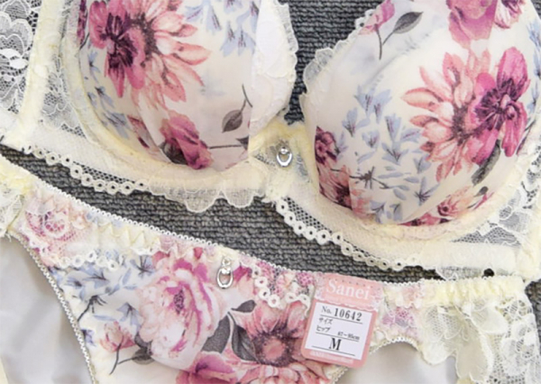 10642　脇高シフォンサイドアップ　90642(ノンワイヤー)