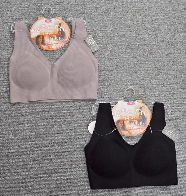 12075 モコモコFITブラ -ノーブルリブ柄-
